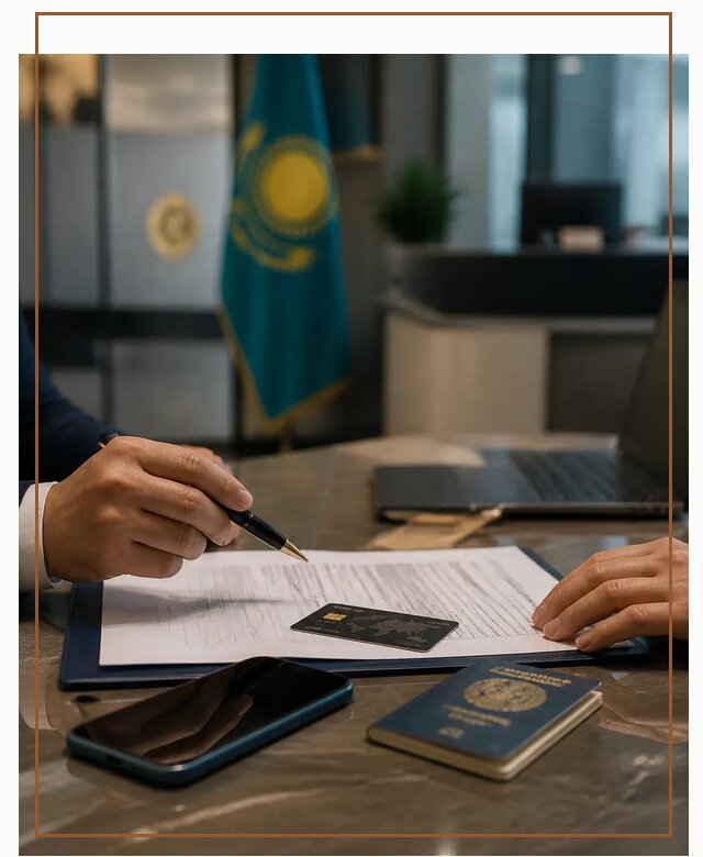 Открытие счета и банковской карты в Казахстане в Нефтекамске